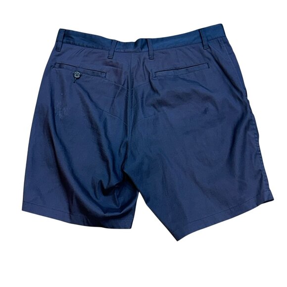 Stitch Golf Tech 9" Shorts Navy Button Size 36 Preppy Summer Stretch - Picture 3 of 7